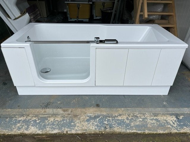 Artweger twinline 2 instapbad 170 x 75 lage deur, Ophalen of Verzenden, Zo goed als nieuw, Met douche, Artweger