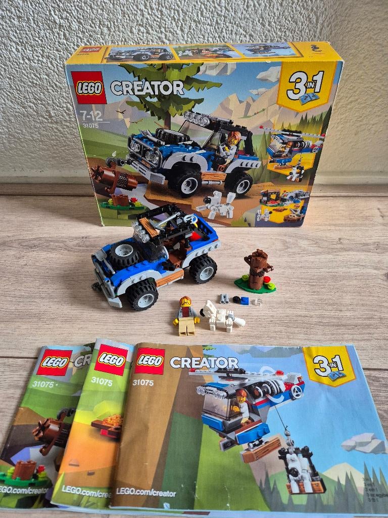 Lego Creator Outback Adventures 31075, Gebruikt, Lego, Ophalen of Verzenden, Compleet