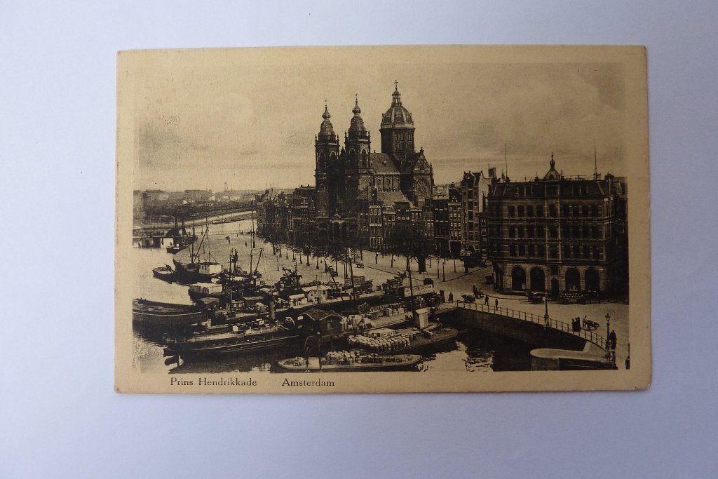 Amsterdam Prins Hendrikkade 1913, Ophalen of Verzenden, Voor 1920, Gelopen, Noord-Holland