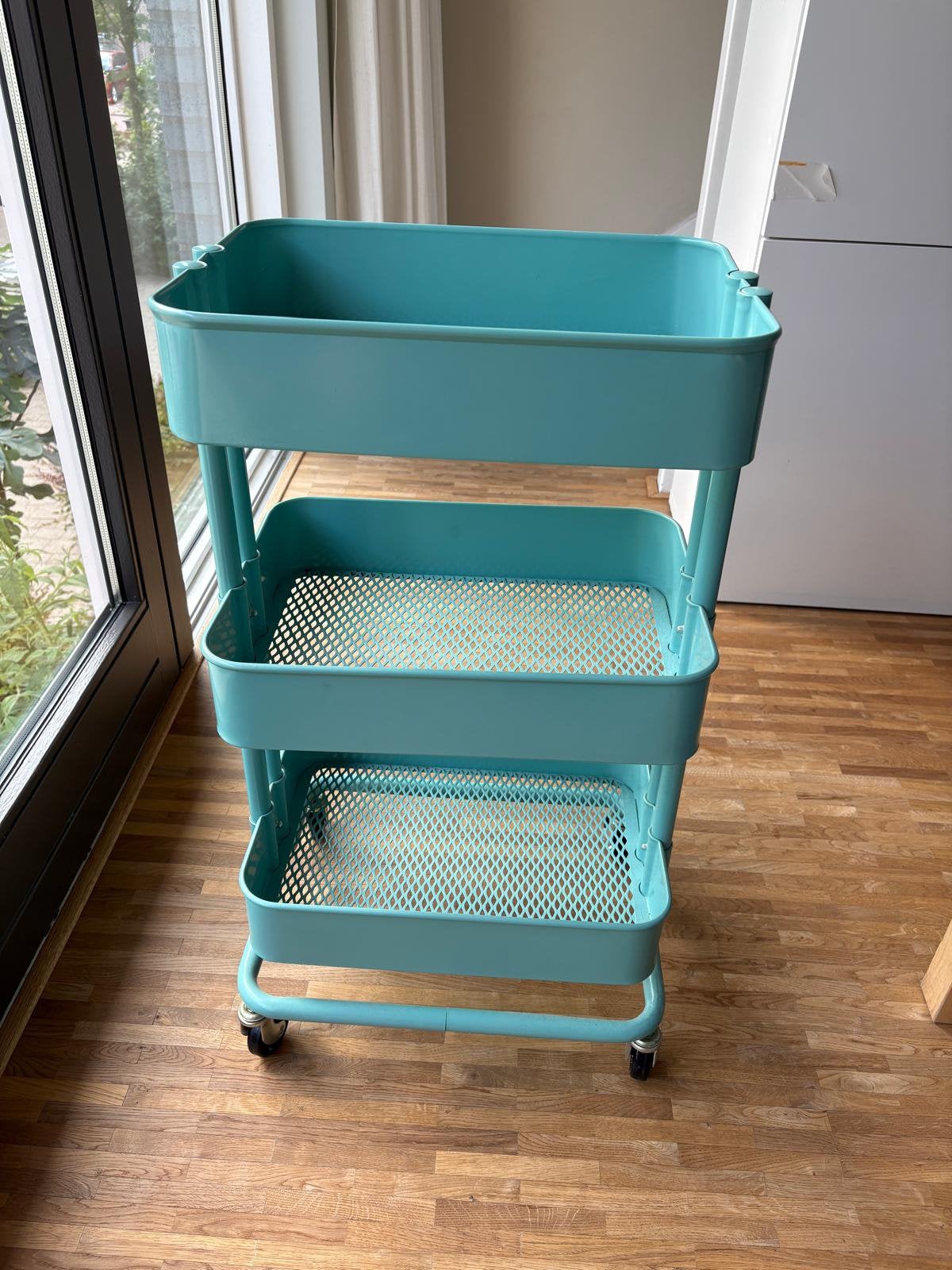 Ikea Raskog turquoise, Ophalen, Zo goed als nieuw