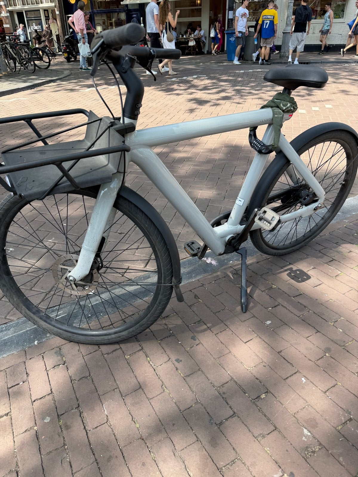 VanMoof S5 fiets  met vanmoof voorrek, Versnellingen, Zo goed als nieuw, Schijfrem, 53 tot 57 cm
