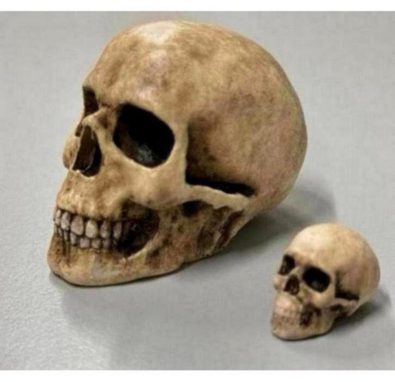 GOOD GUY SKULL Handgemaakt schedel 2x mini Quirky Goth Gift, Ophalen of Verzenden, Zo goed als nieuw, Mens
