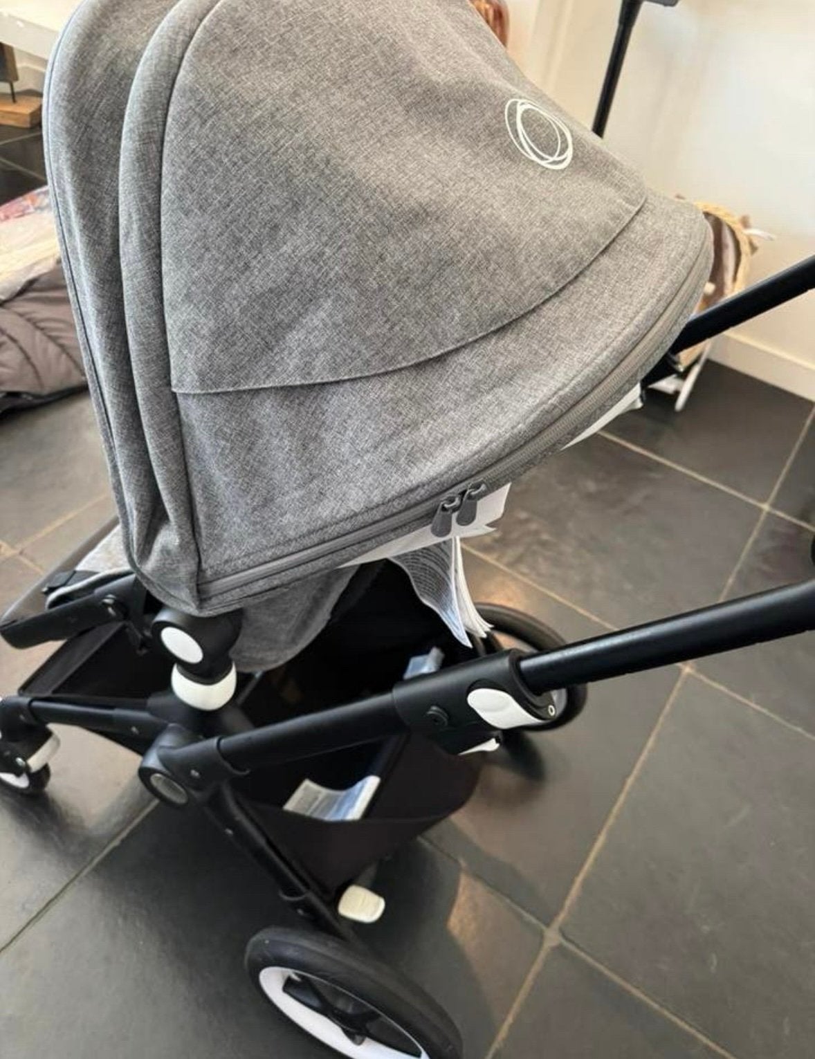 Bugaboo Lynx Kinderwagen /reiswieg grey melange, Ophalen, Zo goed als nieuw, Bugaboo