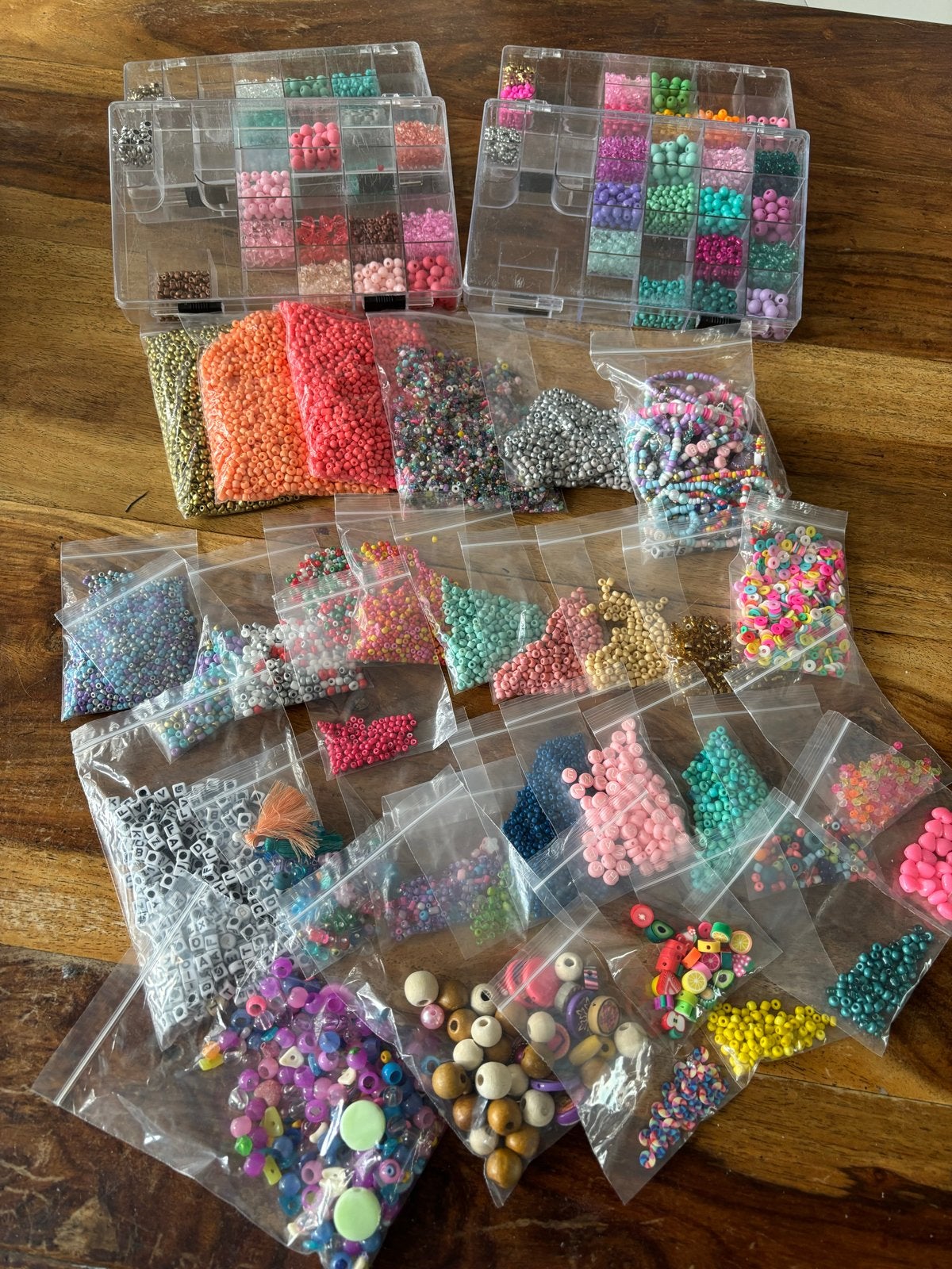 Grote verzameling kraaltjes voor sieraden maken, Ophalen of Verzenden, Zo goed als nieuw, Kraal