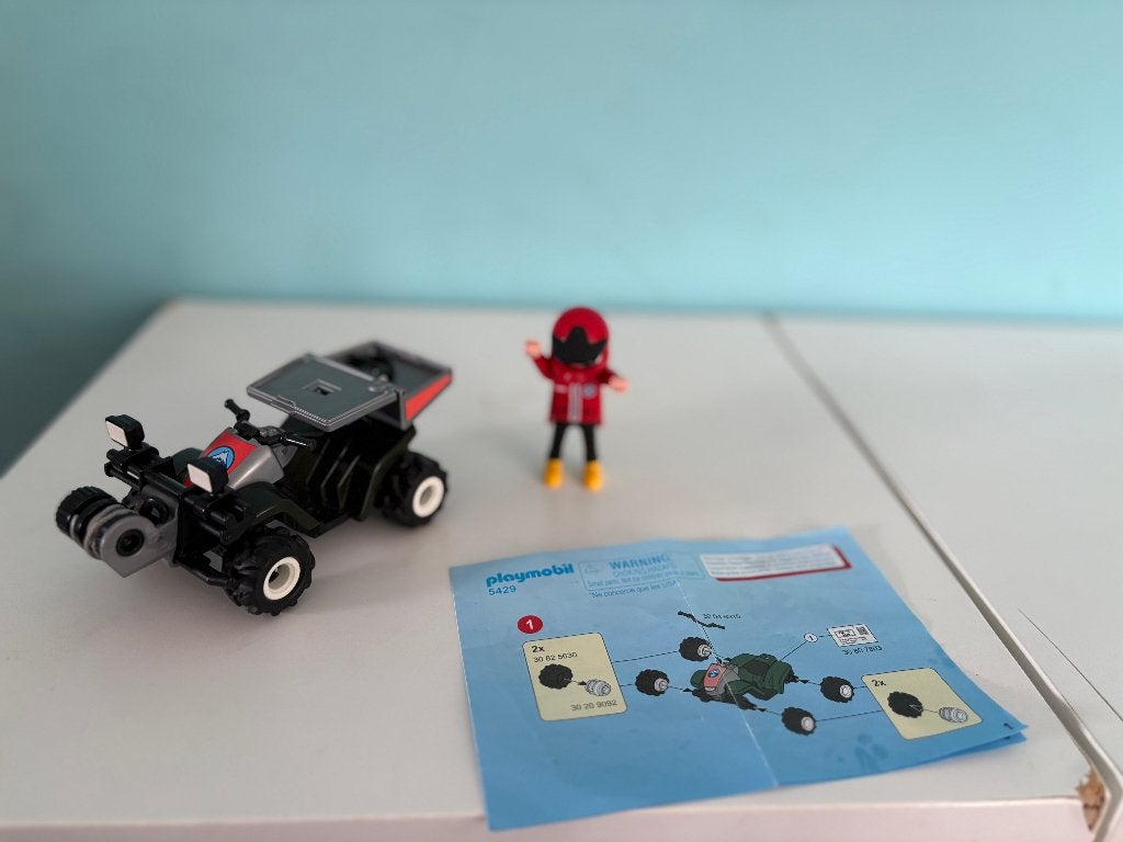 Playmobil 5429 Quad met lier, Gebruikt, Complete set, Voertuig, Ophalen of Verzenden