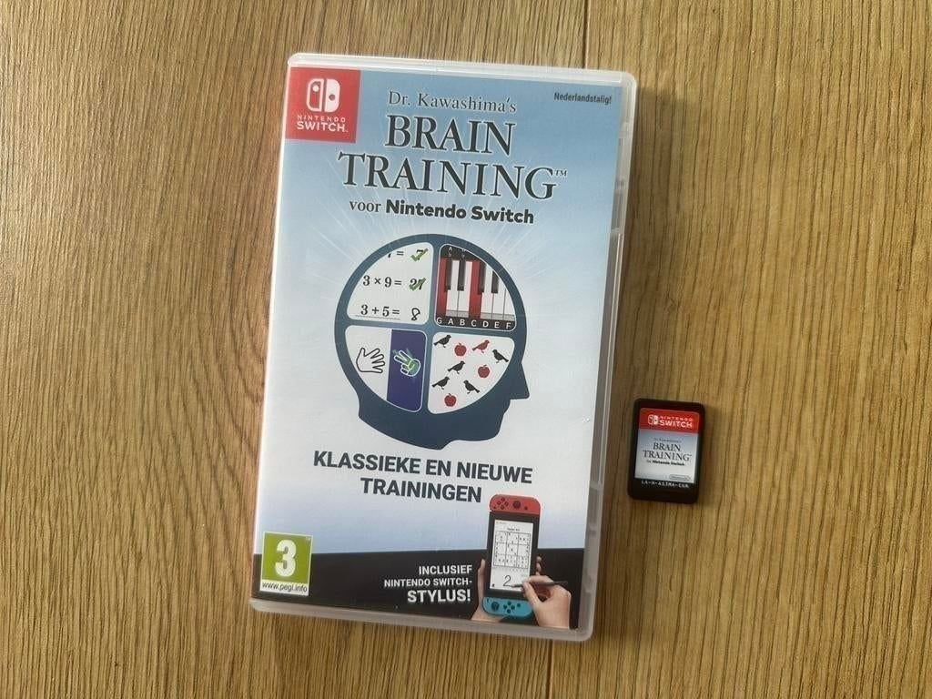 Dr. Kawashima's Brain Training Nintendo Switch Nette Staat!!, Puzzel en Educatief, 1 speler, Ophalen of Verzenden, Zo goed als nieuw