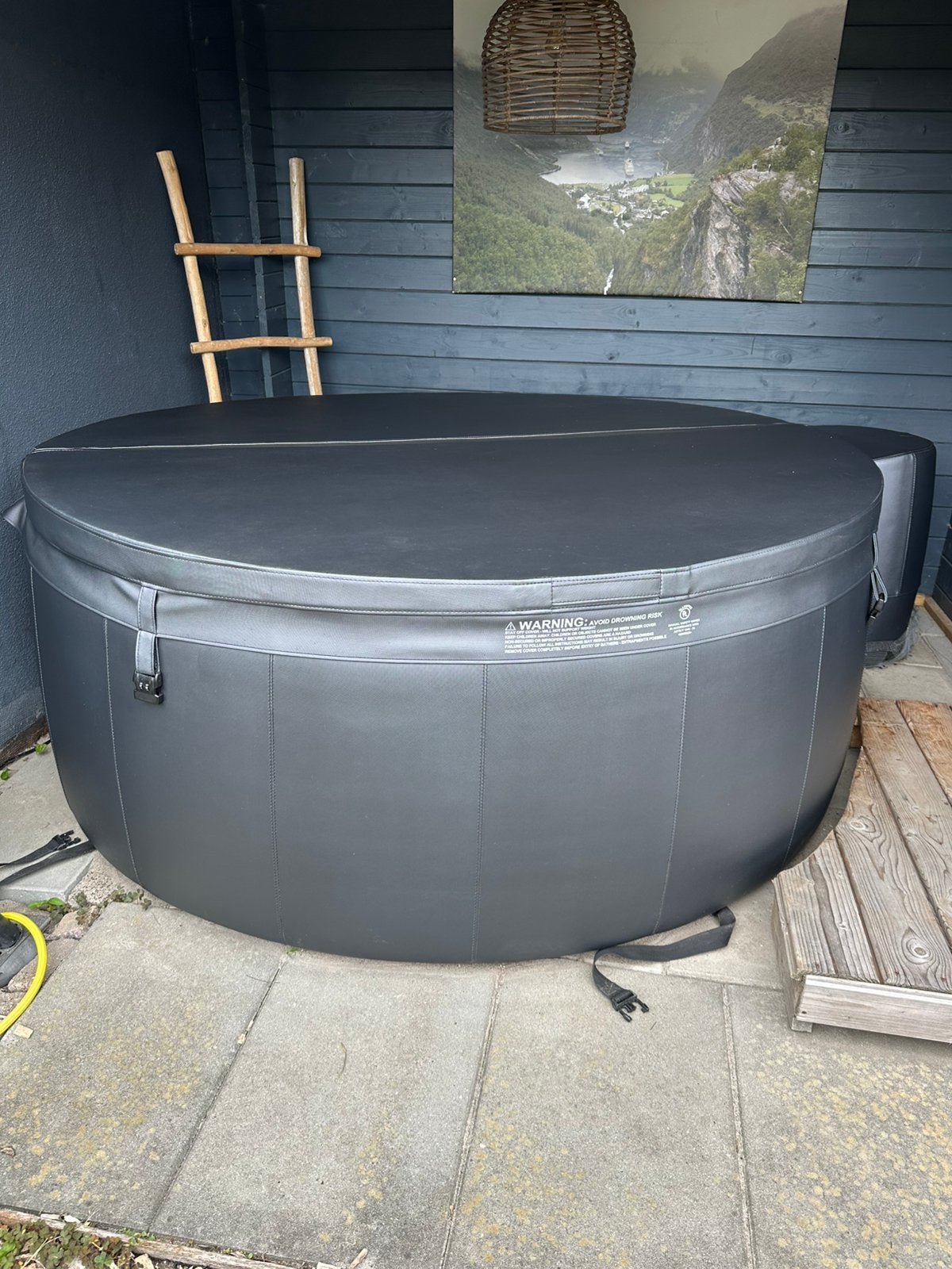 Softub Portico Resort Pearl Graphite Pearl Syntex 6-7 pers., Tuin en Terras, Ophalen, Zo goed als nieuw, Afdekzeil, Vast