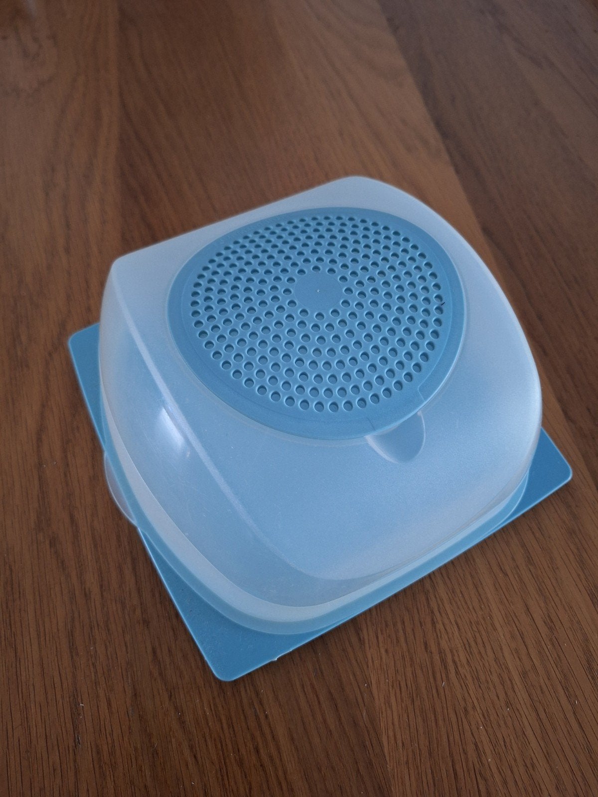 Tupperware Kaas bewaardoos junior (miniversie)  - vers en lu, Huis en Inrichting, Keuken | Tupperware, Bewaardoos, Blauw, Ophalen of Verzenden