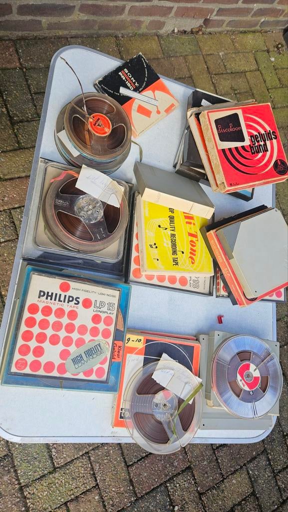 30 STUKS BANDJES VAN ALLES WAT VAN KLEIN EN GROOT zie foto's, Audio, Tv en Foto, Bandrecorders, Ophalen of Verzenden, Onderdeel