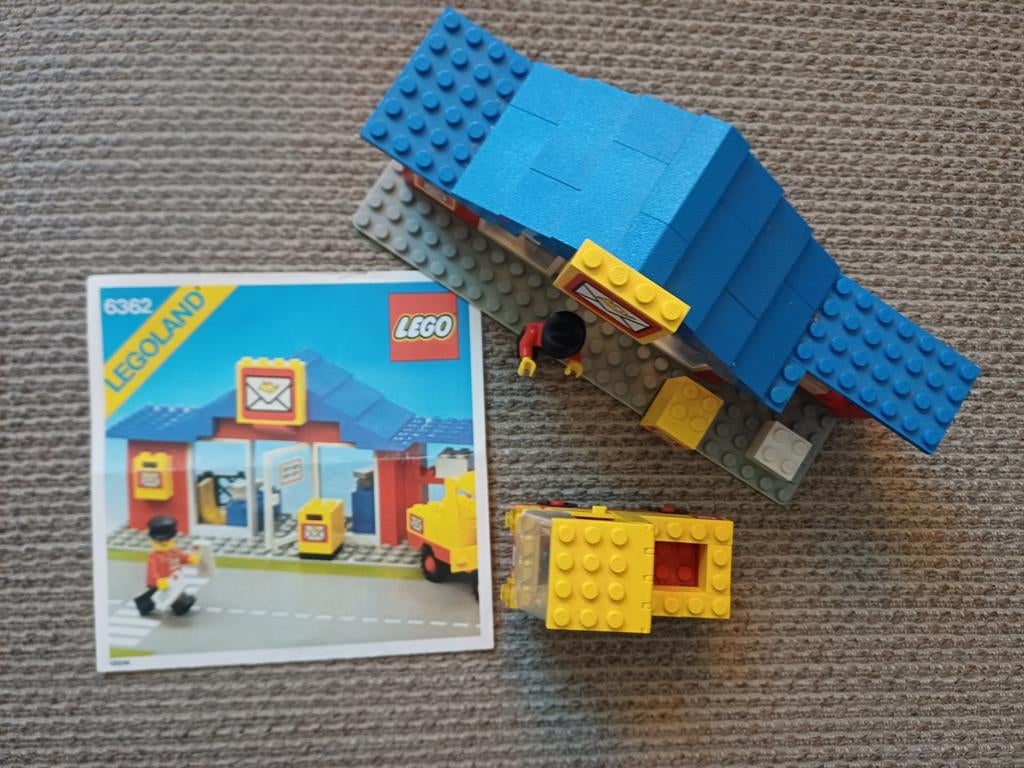 LEGO Legoland Postkantoor 6362 met postauto en instructies, Kinderen en Baby's, Speelgoed | Duplo en Lego, Compleet, Gebruikt