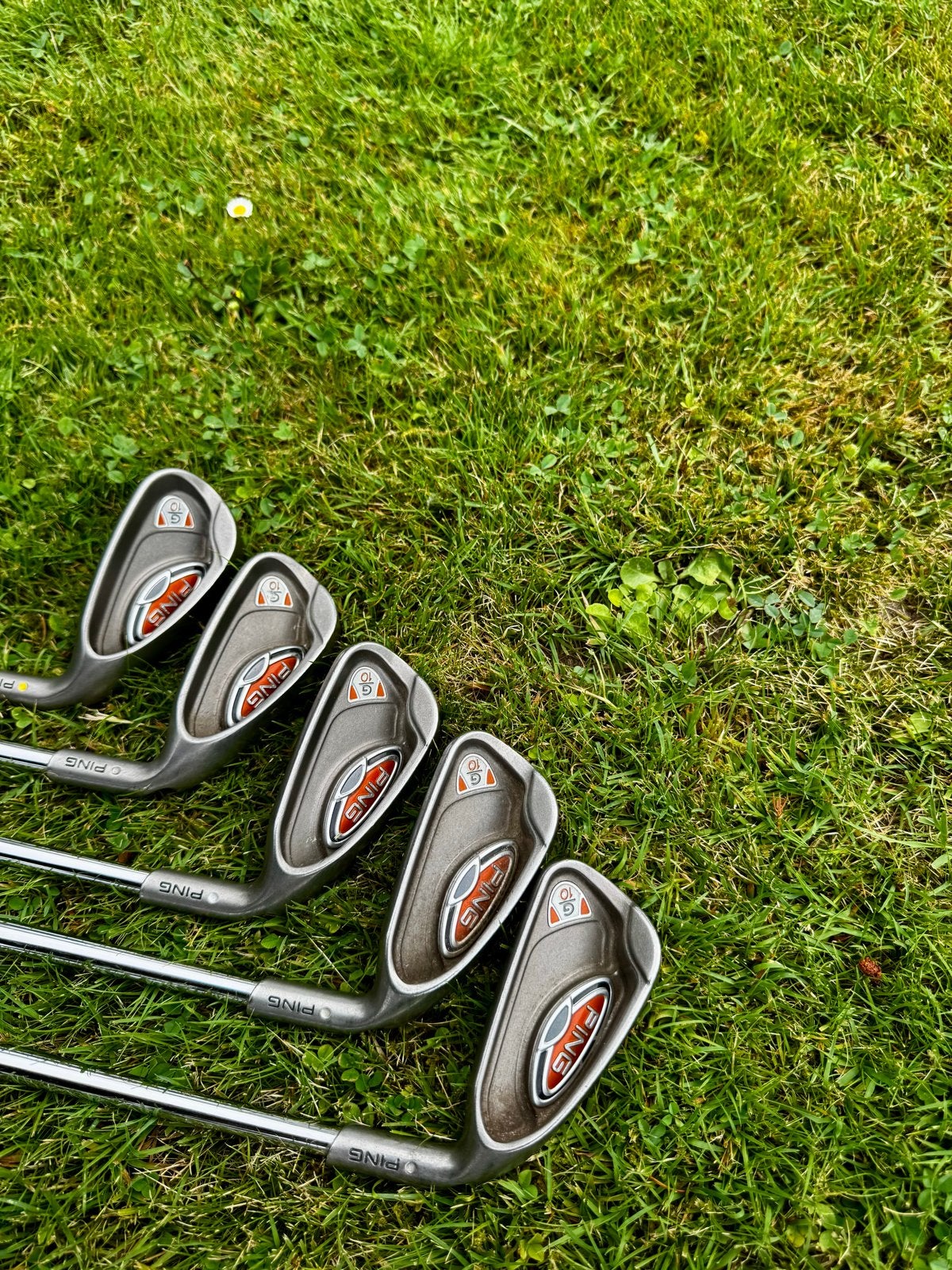 Ping G10 Halve Set IJzers (5,7,9,P,S) met AWT Regular Shafts, Ophalen, Gebruikt, Set, Ping
