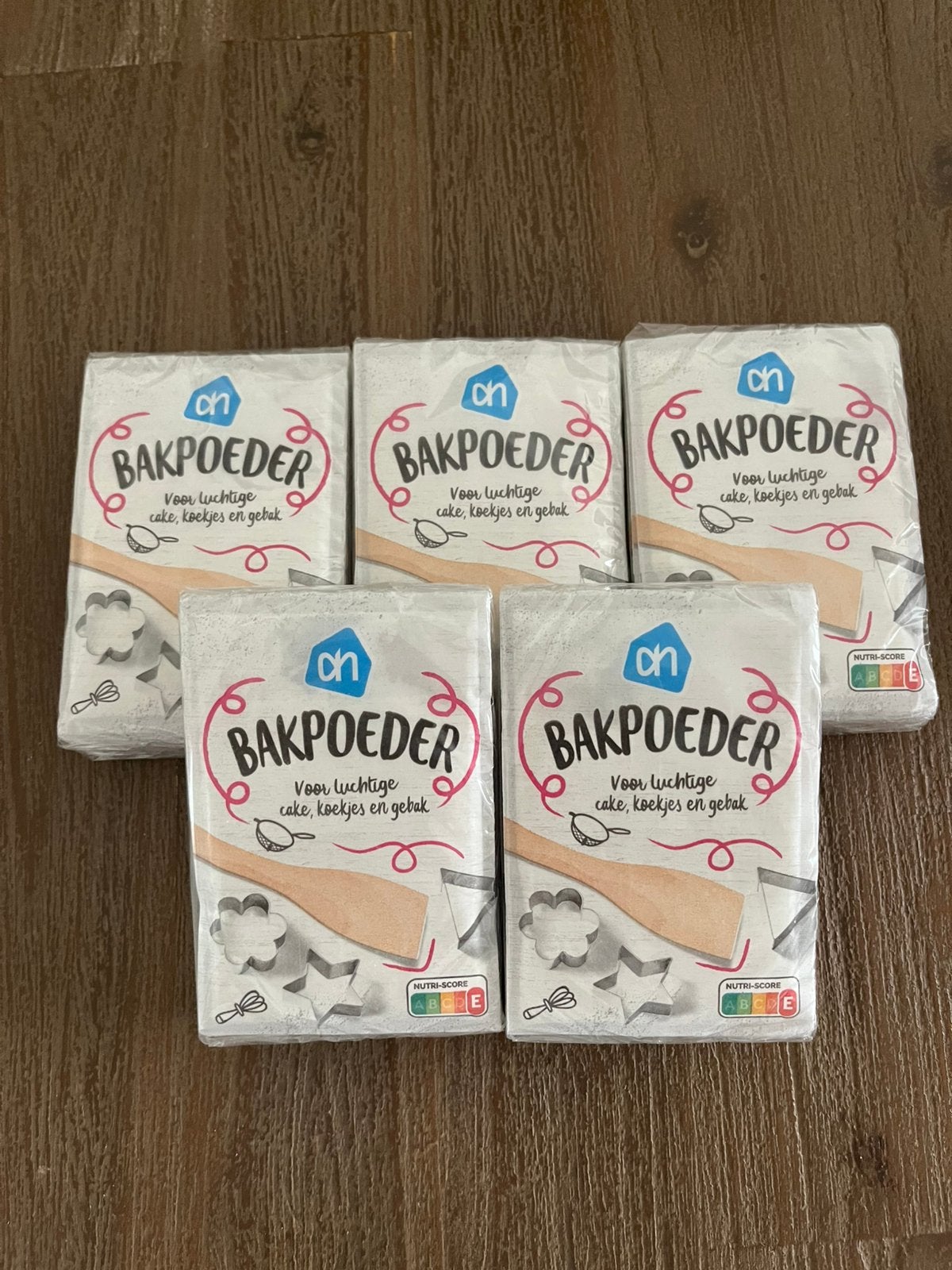 Bakpoederzakjes, Overige materialen, Pot, Bus of Blik, Nieuw, Ophalen of Verzenden