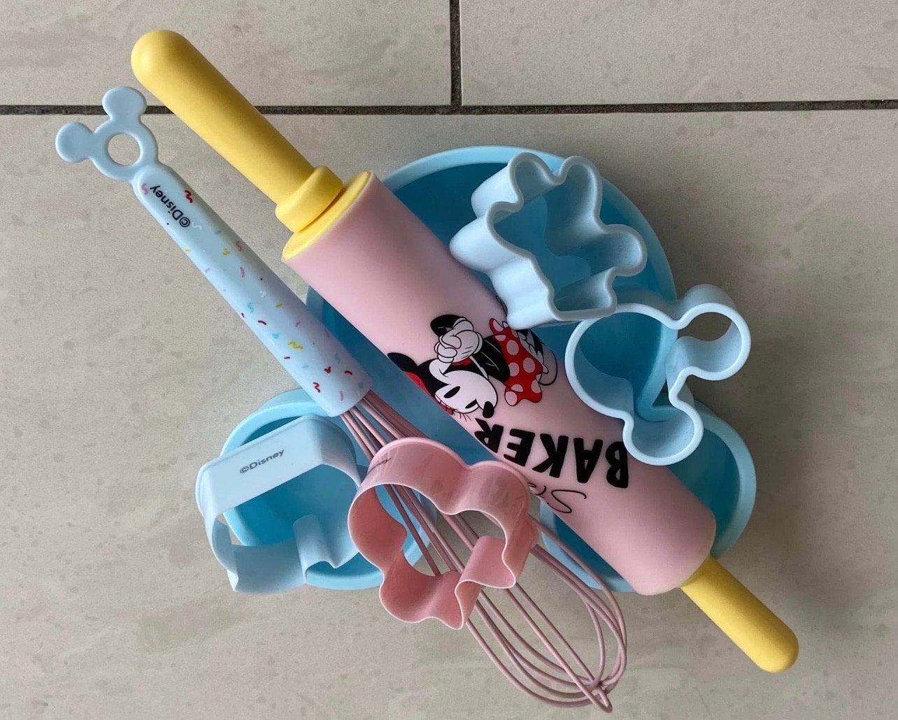 Disney Minnie Mouse Bakset - Deegroller, Bakvormen ( nieuw), Ophalen of Verzenden, Nieuw