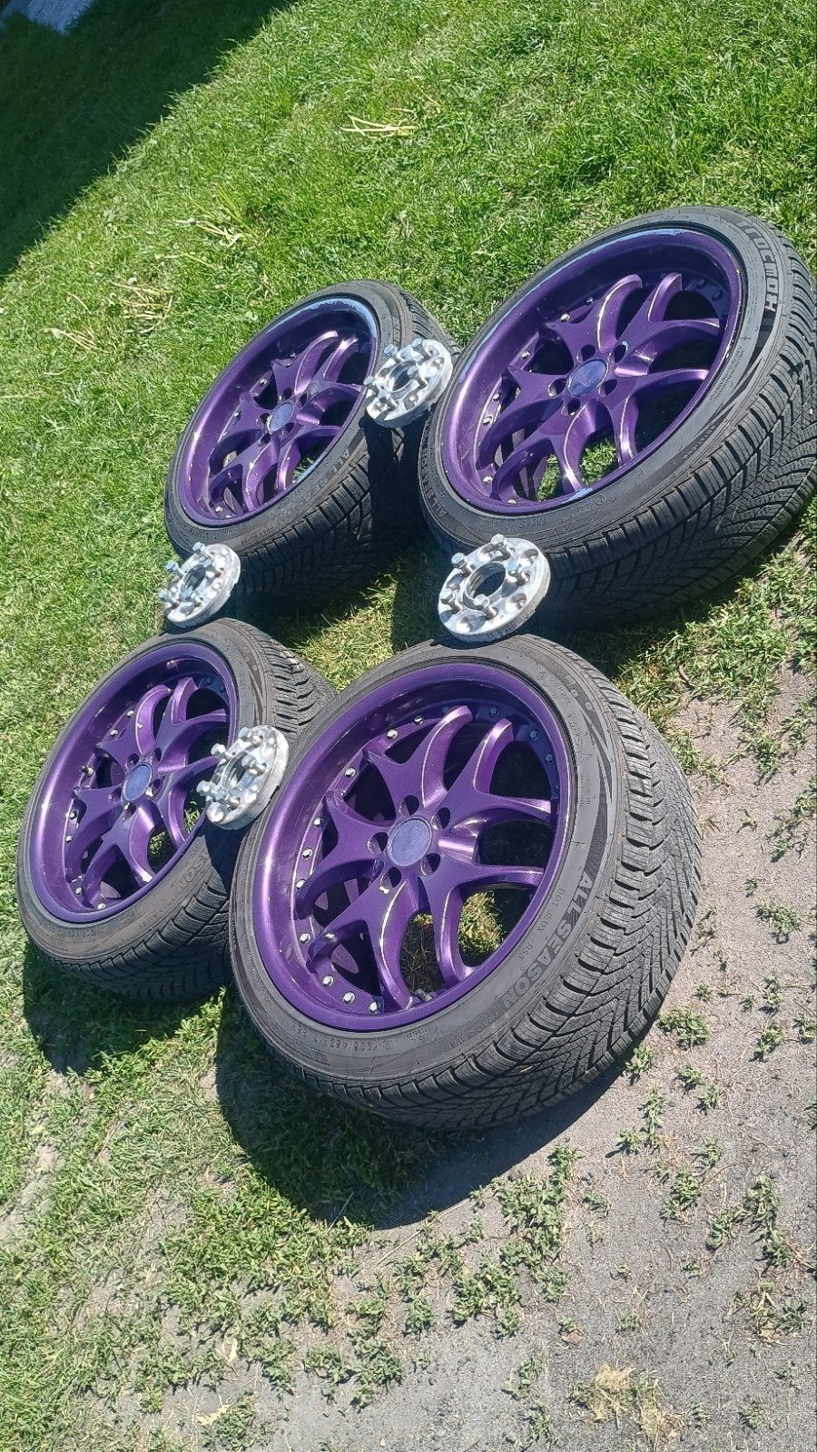 RH 17" 5x100 with BMW adapters, Ophalen, BMW