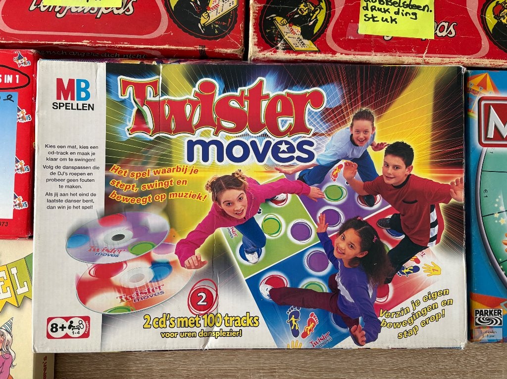 Twister, Drie of vier spelers, Ophalen of Verzenden, Zo goed als nieuw