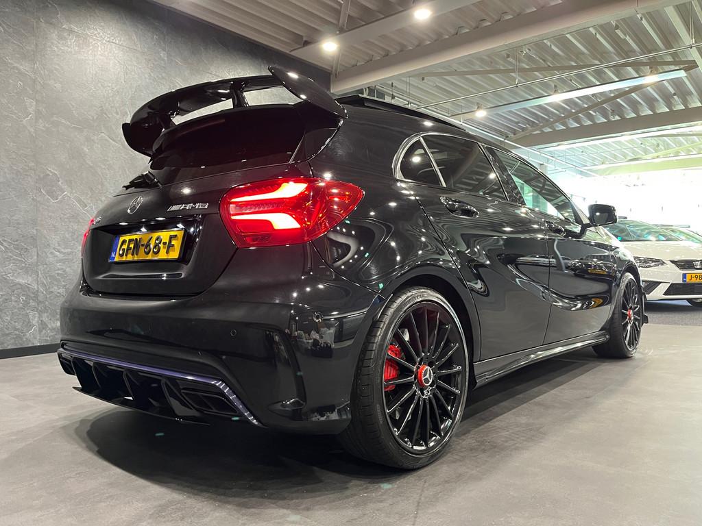 Mercedes-Benz A-klasse AMG 45 4MATIC AERO FACELIFT, Automaat, Gebruikt, 4 cilinders, Zwart