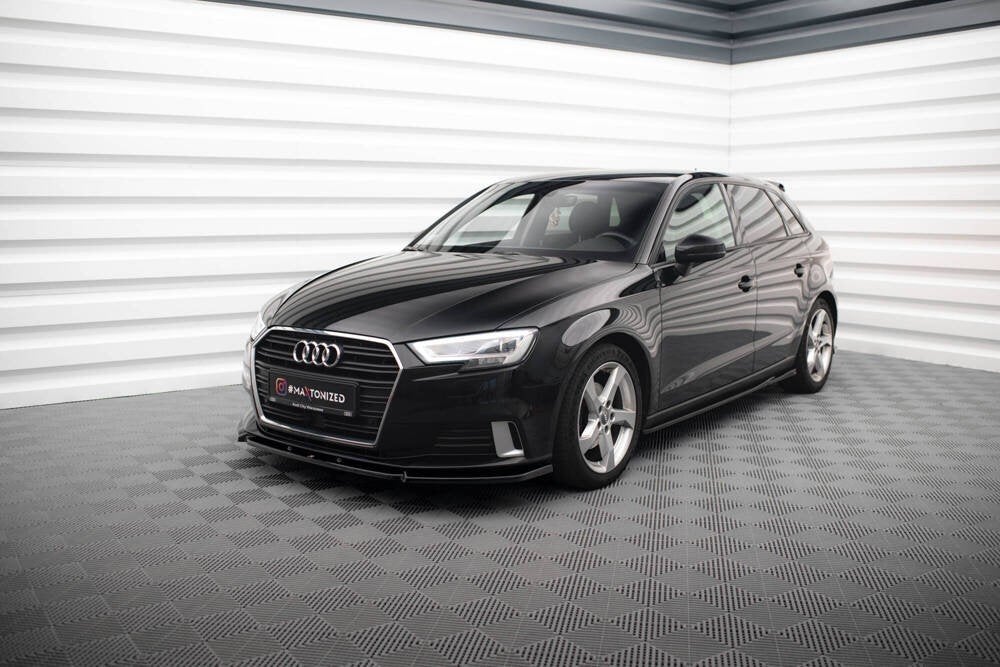Voorlip sideskirt spoiler diffuser - Audi A3 Sportback 16-20