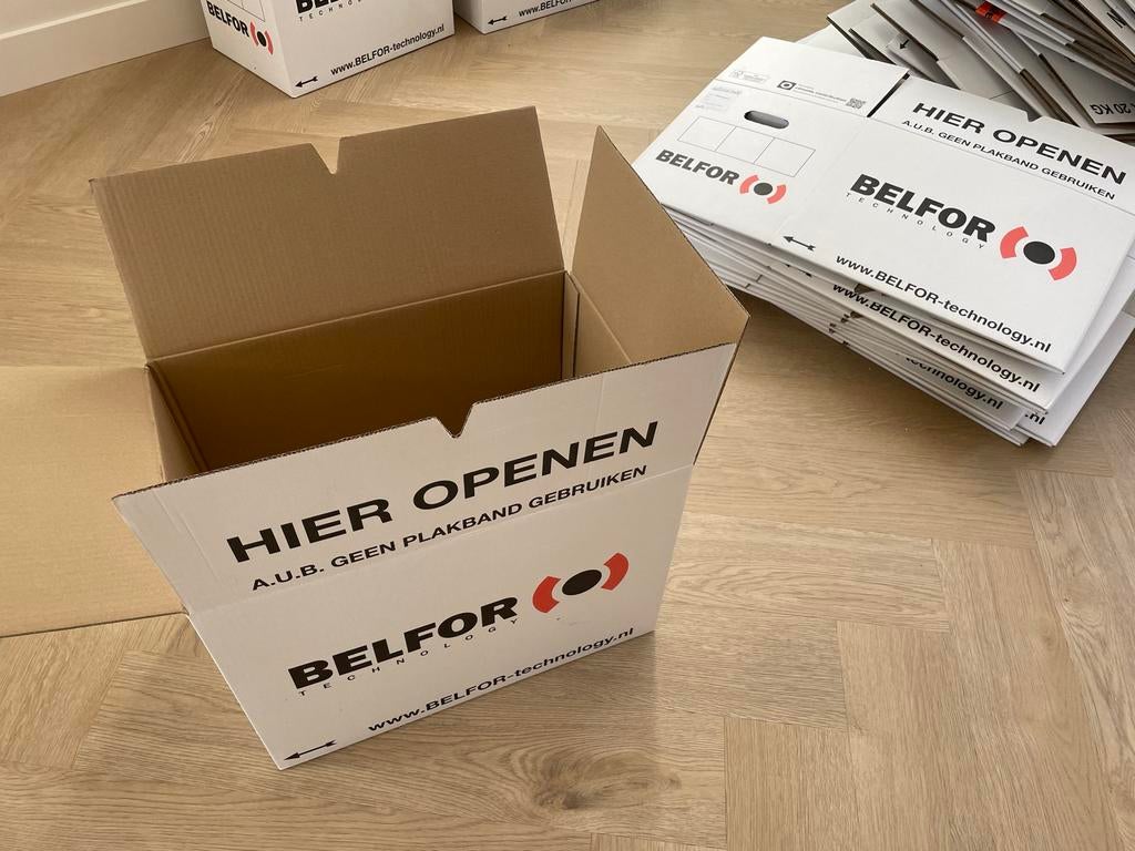 30x stevige verhuisdozen - Ideaal voor uw verhuizing!, Ophalen, 40 tot 60 cm, Opvouwbaar, 50 tot 75 cm