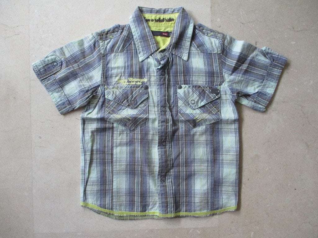 heel leuk geruit bloesje Name it, Kinderen en Baby's, Kinderkleding | Maat 104, Zo goed als nieuw, Jongen, Overhemd of Blouse