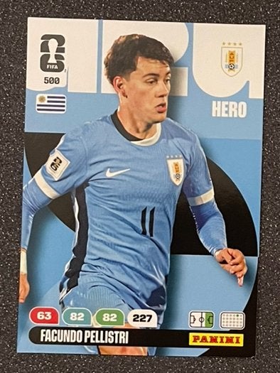 Panini WORLD CUP 2026    PELLISTRI    URUGUAY, Verzenden, Zo goed als nieuw