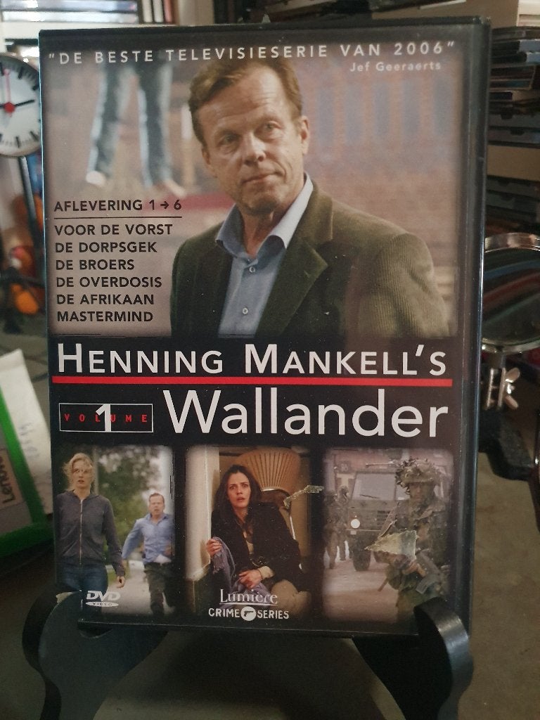 Henning Mankell's WALLANDER 1 6DVD, Alle leeftijden, Ophalen, Zo goed als nieuw