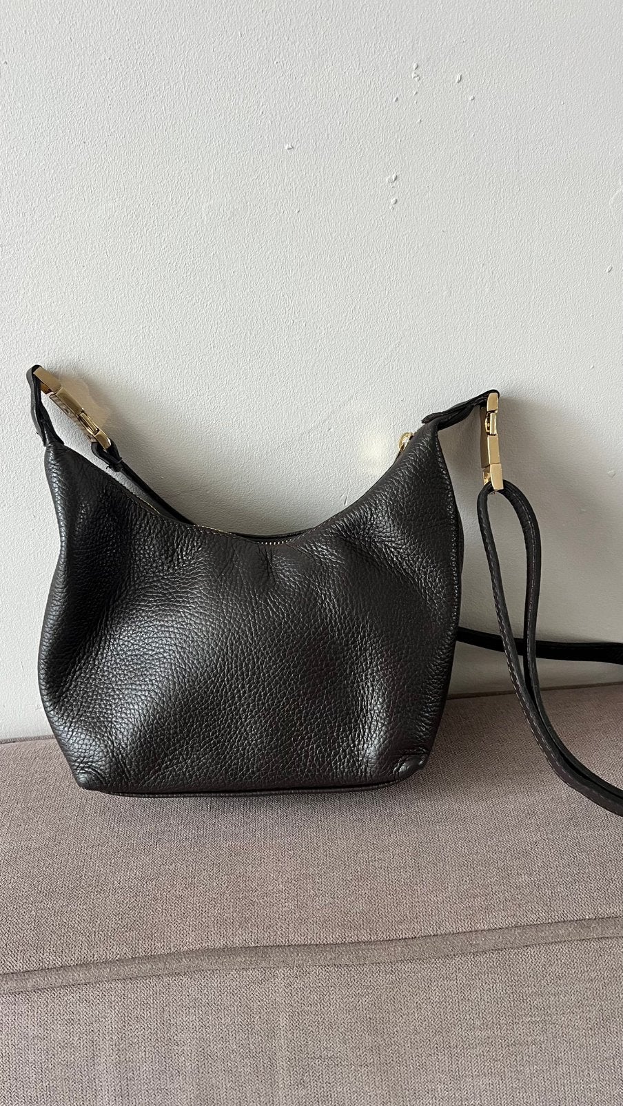 Nieuwe bruine leren tas, Ophalen of Verzenden, Nieuw, Bruin, Handtas