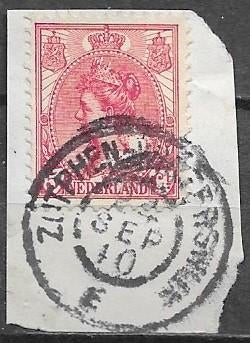 177.nederland nvph 60 stempeL ZUTPHEN-WINTERSWIJK, Postzegels en Munten, Postzegels | Nederland, Ophalen of Verzenden, T/m 1940