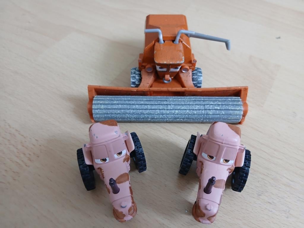 Disney Cars 1 , Frank & Tipping Tractors, Ophalen of Verzenden, Gebruikt