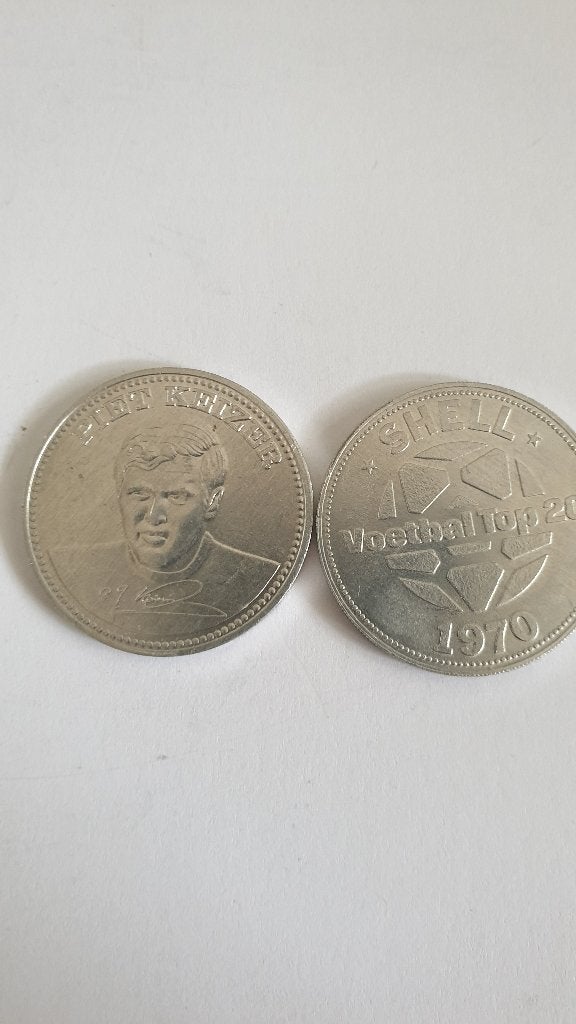 1638 shell 1970 voetbal top 20 - piet keizer van ajax, Verzenden, Overige materialen