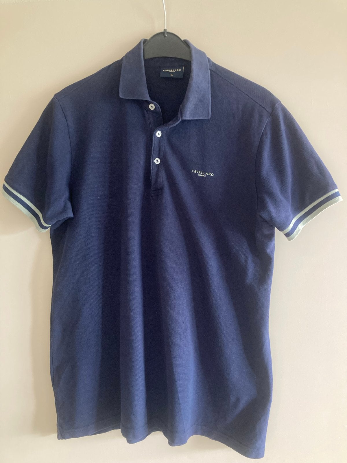 Cavallaro Napoli Polo Shirt Heren - Maat XL, Ophalen of Verzenden, Gedragen, Maat 56/58 (XL), Blauw