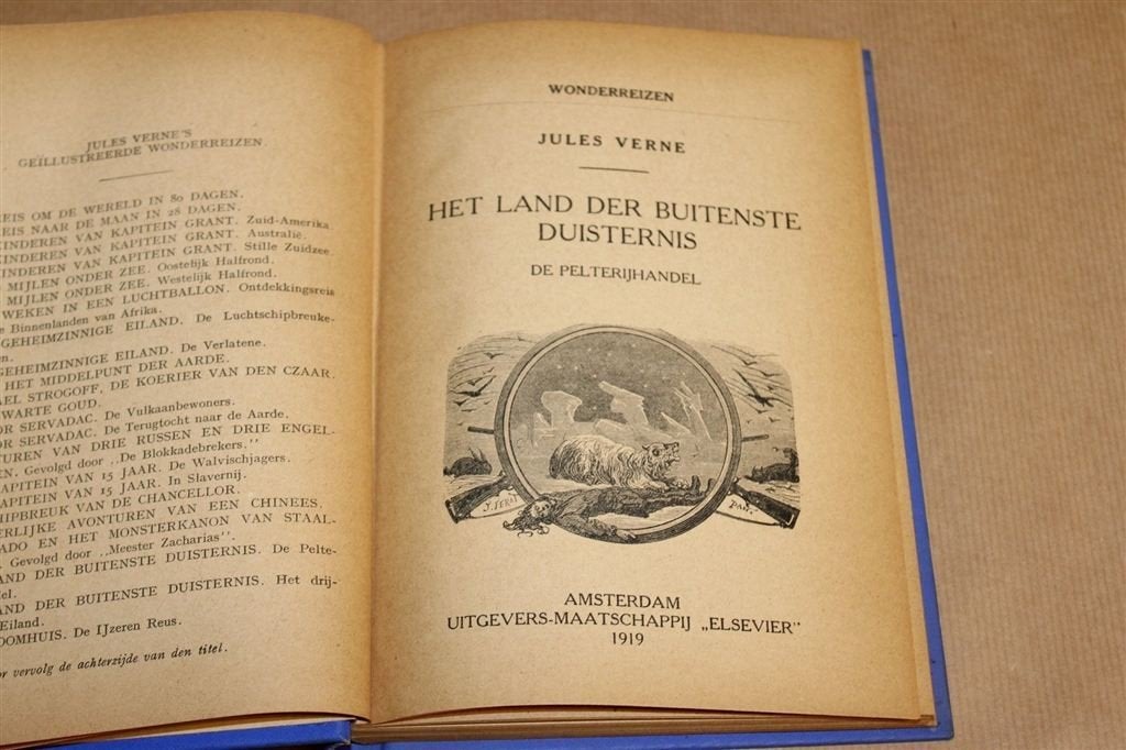 Buitenste Duisternis Deel 1 — Verne Wonderreizen 1919, Ophalen of Verzenden, Gelezen