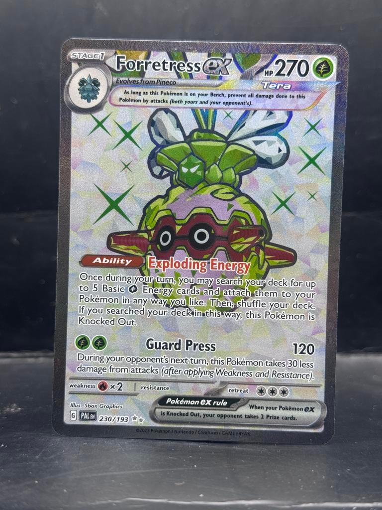 Pokemon Paldea Evolved - Forretress ex 230/193, Ophalen of Verzenden, Zo goed als nieuw