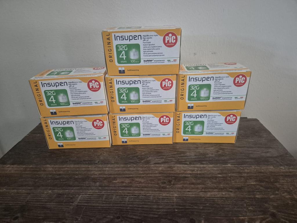 PIC Diabetes insuline naaldjes, 4mm, 7 dozen, Diversen, Ophalen of Verzenden