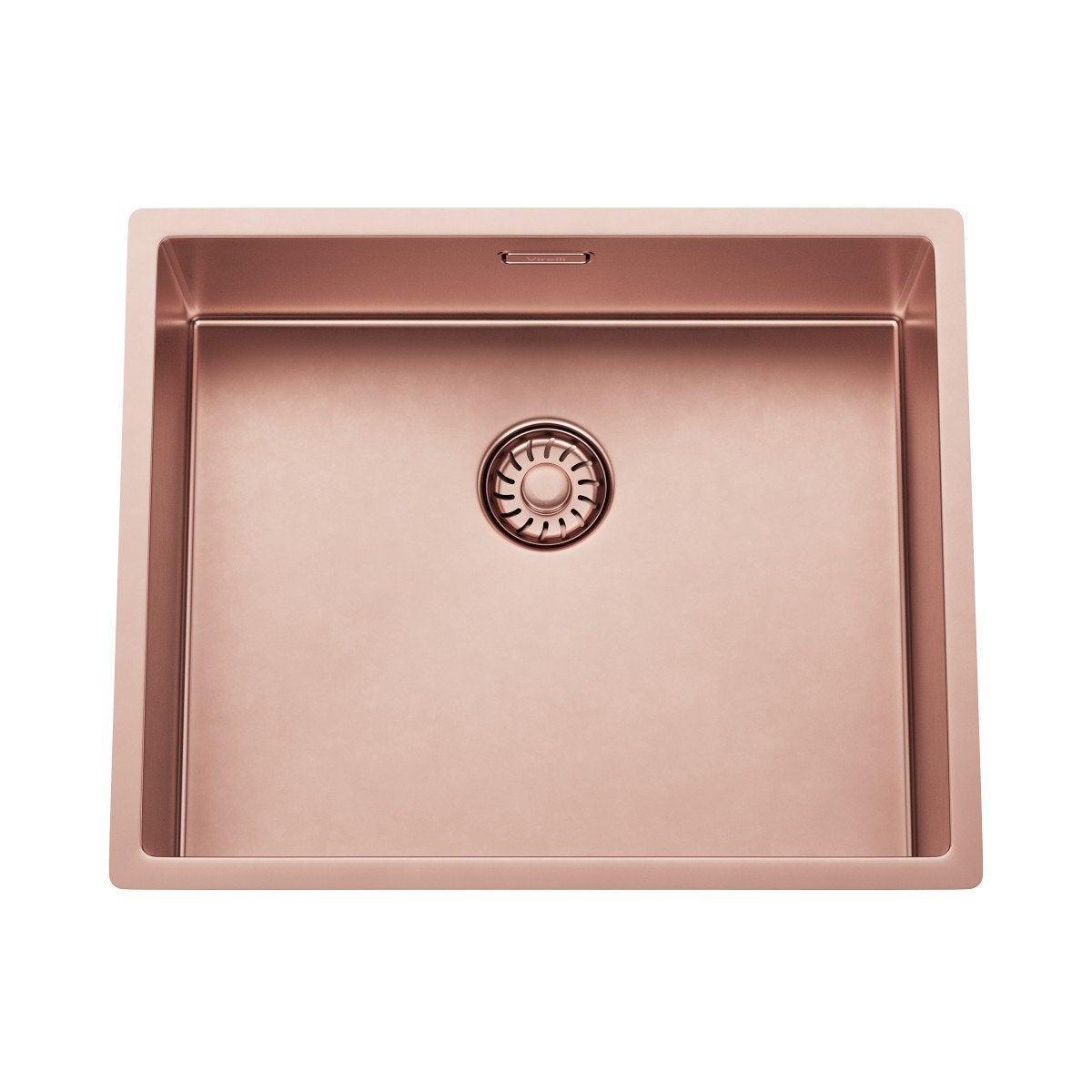 Virelli spoelbak/wasbak 50cm rose koper nieuw in doos, Ophalen, Overige kleuren, Nieuw, 50 tot 100 cm