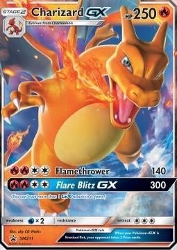 CHARIZARD GX SM211 - SM BLACK STAR PROMOS, Ophalen of Verzenden, Nieuw, Losse kaart, Foil
