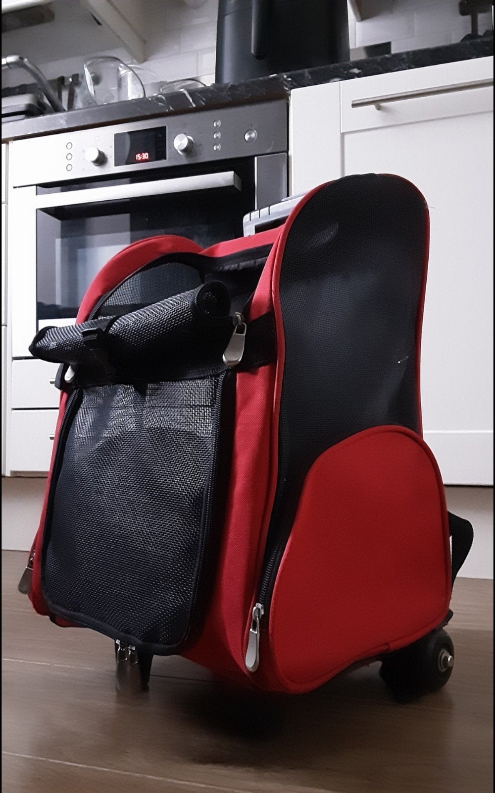 Katten reistrolley rugtas transport trolley, Ophalen of Verzenden, Zo goed als nieuw
