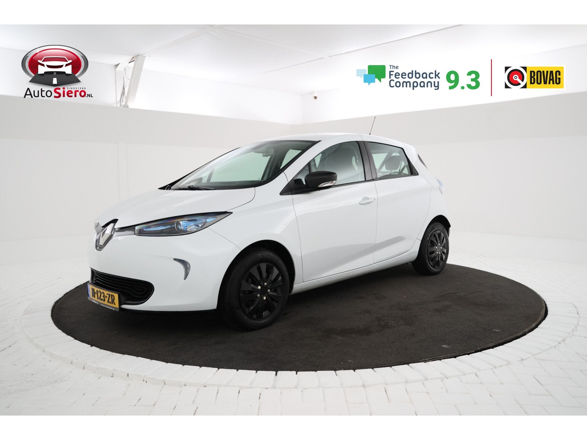 Renault ZOE Q90 Life Quickcharge 41 kWh (ex Accu) EX ACCU, A, Auto's, Renault, 12 maanden, Stof, Wit, Elektrisch