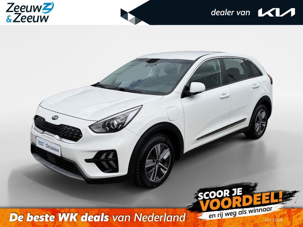 Kia Niro 1.6 GDi PHEV Edition | AUTOMAAT | TREKHAAK | CAMERA, Auto's, Kia, 12 maanden, Gebruikt, Leder en Stof, Wit
