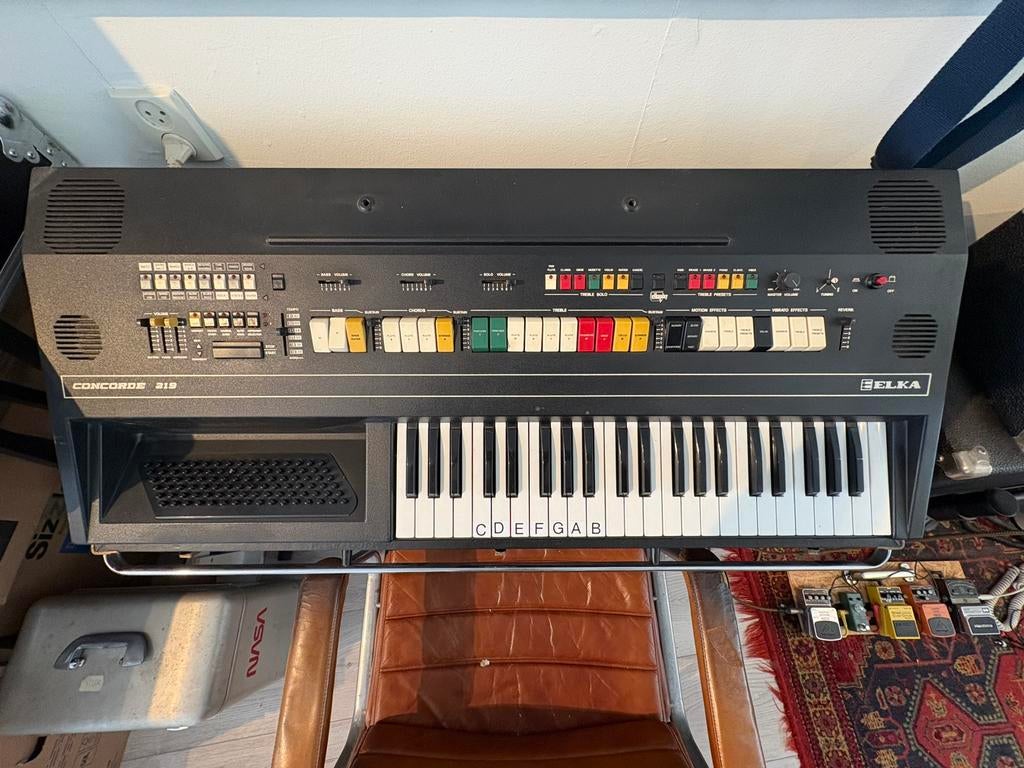 Elka Concorde 219 orgel, Muziek en Instrumenten, Orgels, Ophalen, Gebruikt, 2 klavieren, Orgel