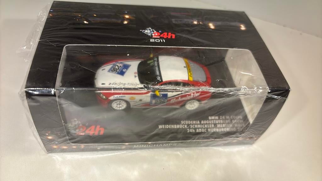 Bmw z4 m coupe 24h Nurburgring minichamps 1.43, Auto, Ophalen of Verzenden, MiniChamps, A