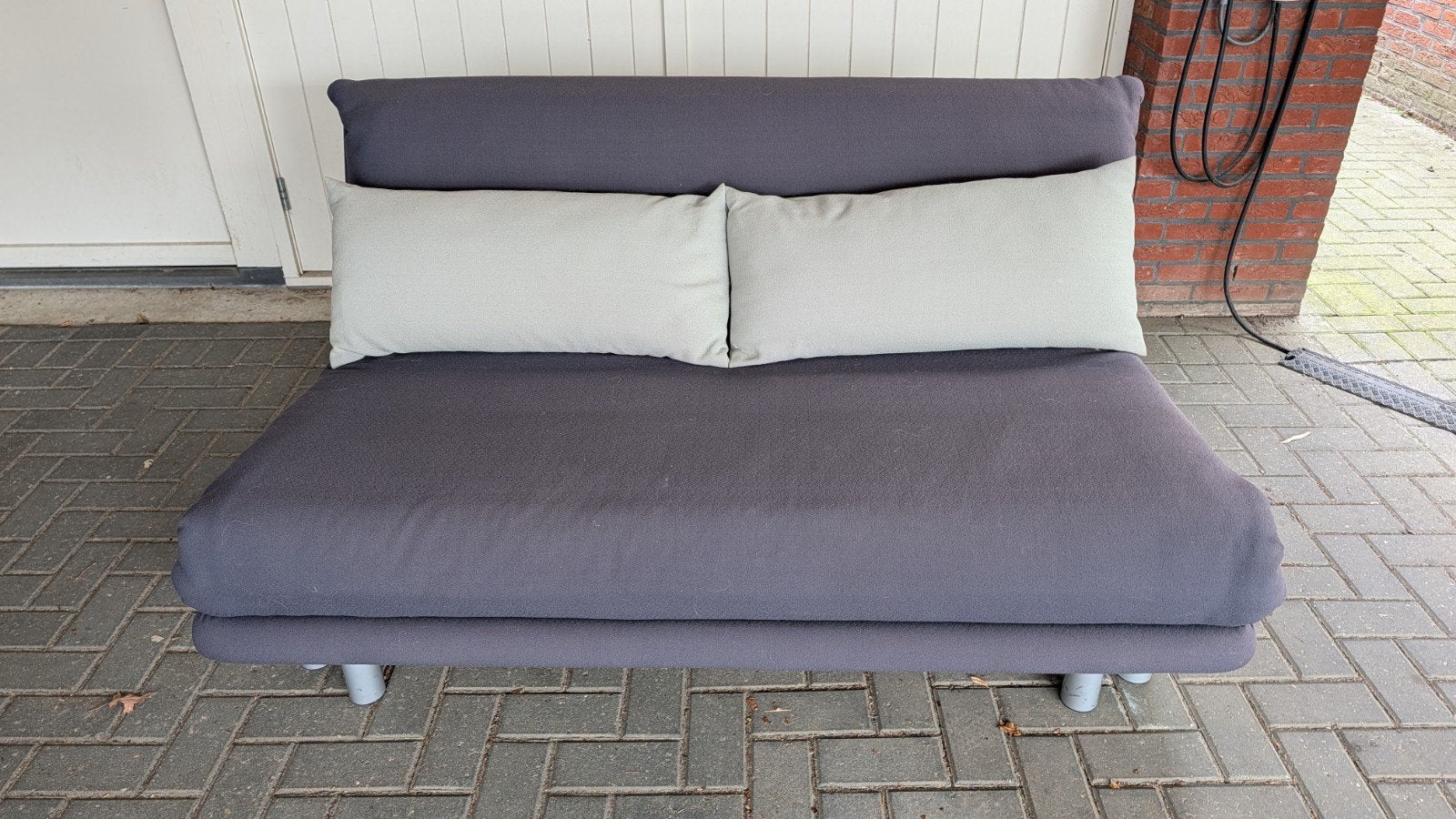 Ligne Roset Multy slaapbank, Gebruikt, Blauw, Tweepersoons, Ophalen of Verzenden