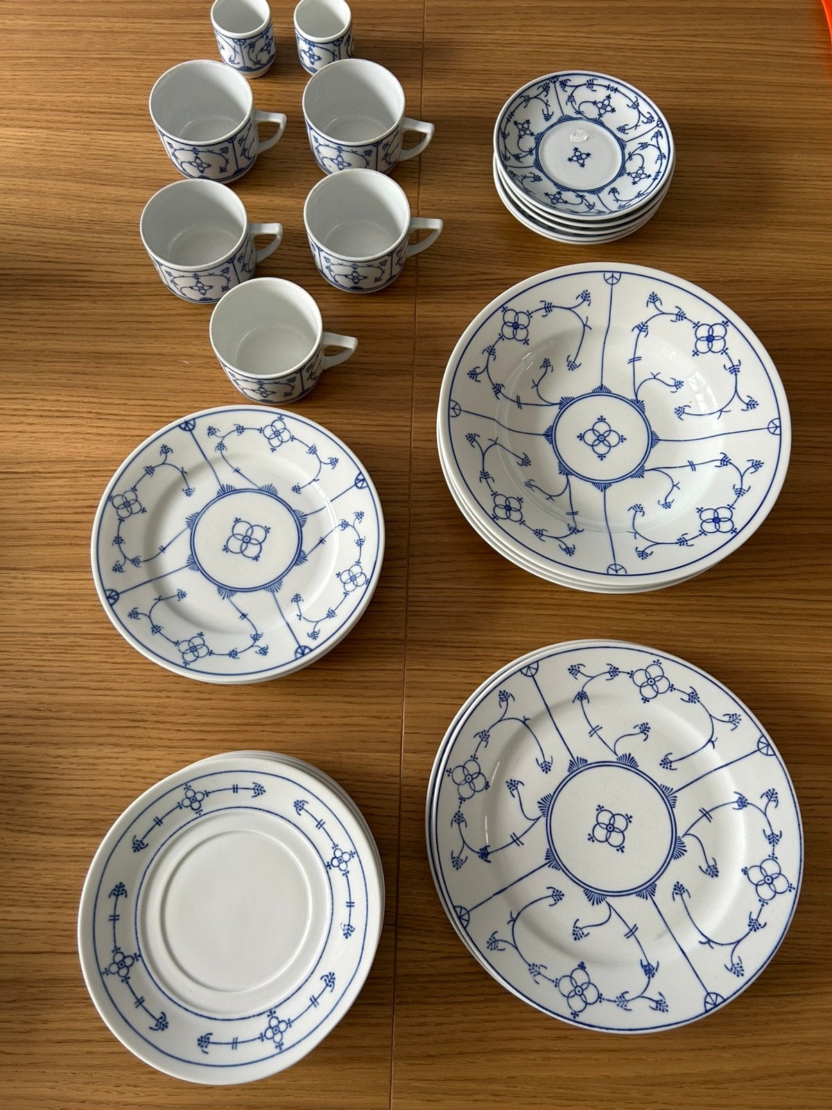 Servies Jäger Eisenberg DDR Original BLAU-SAKS, Antiek en Kunst, Antiek | Servies compleet, Ophalen