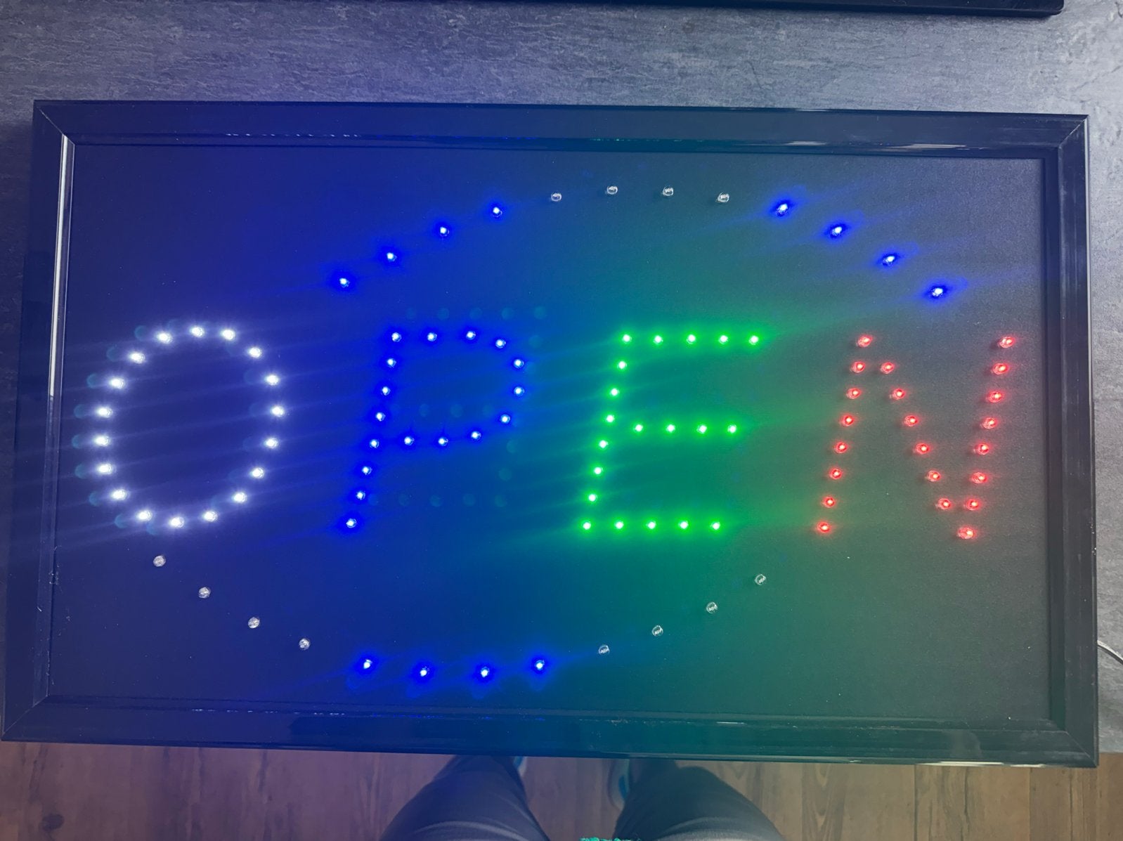 LED OPEN Sign - Lichtreclame, Verzamelen, Ophalen of Verzenden