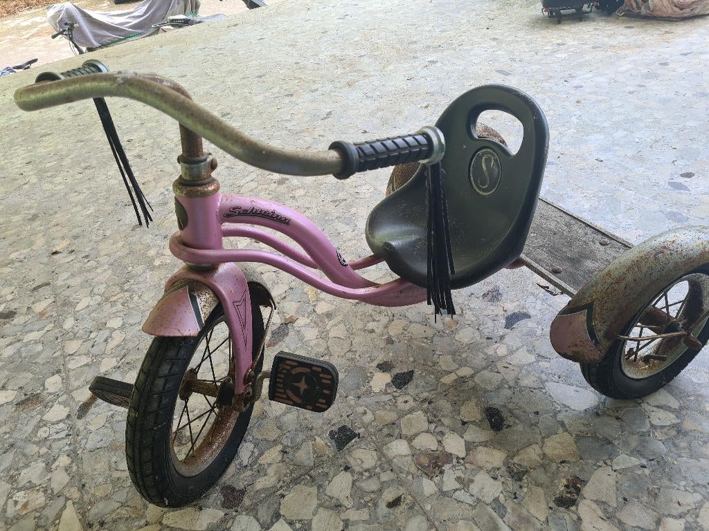 Vintage driewieler, Ophalen, Gebruikt, Terugtraprem, Schwinn