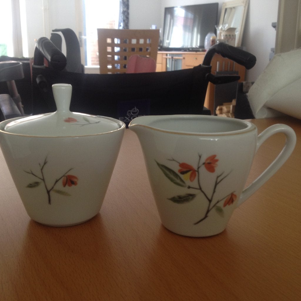 Vintage Melk en suiker set, Antiek en Kunst, Ophalen
