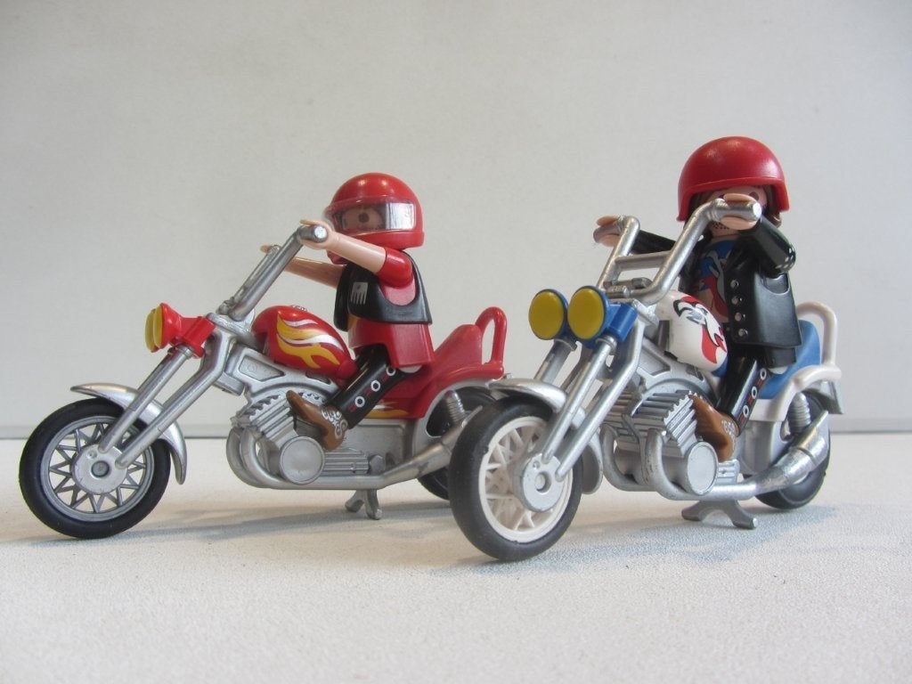 Playmobil  2 Choppers – 5526 en 5113 easyrider motoren, Ophalen, Gebruikt, Losse onderdelen