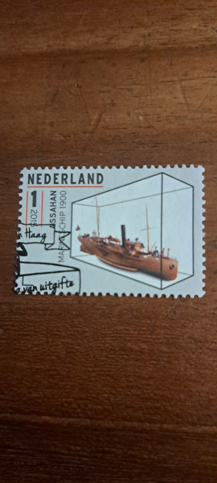 Zegel Scheepsmodellen. Gestempeld. 2015 ., Ophalen of Verzenden