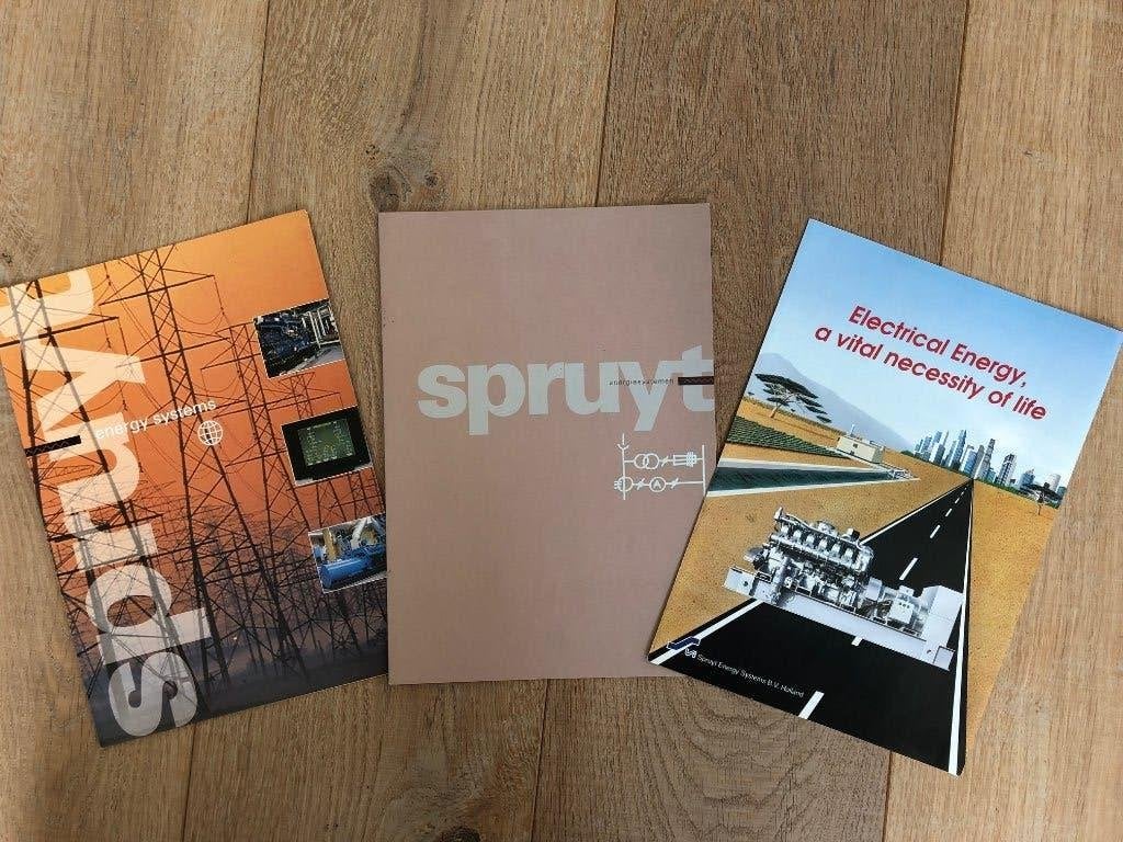 Set met folders van Spruyt Energiesystemen uit De Meern, Ophalen of Verzenden, Nieuw, Overige typen