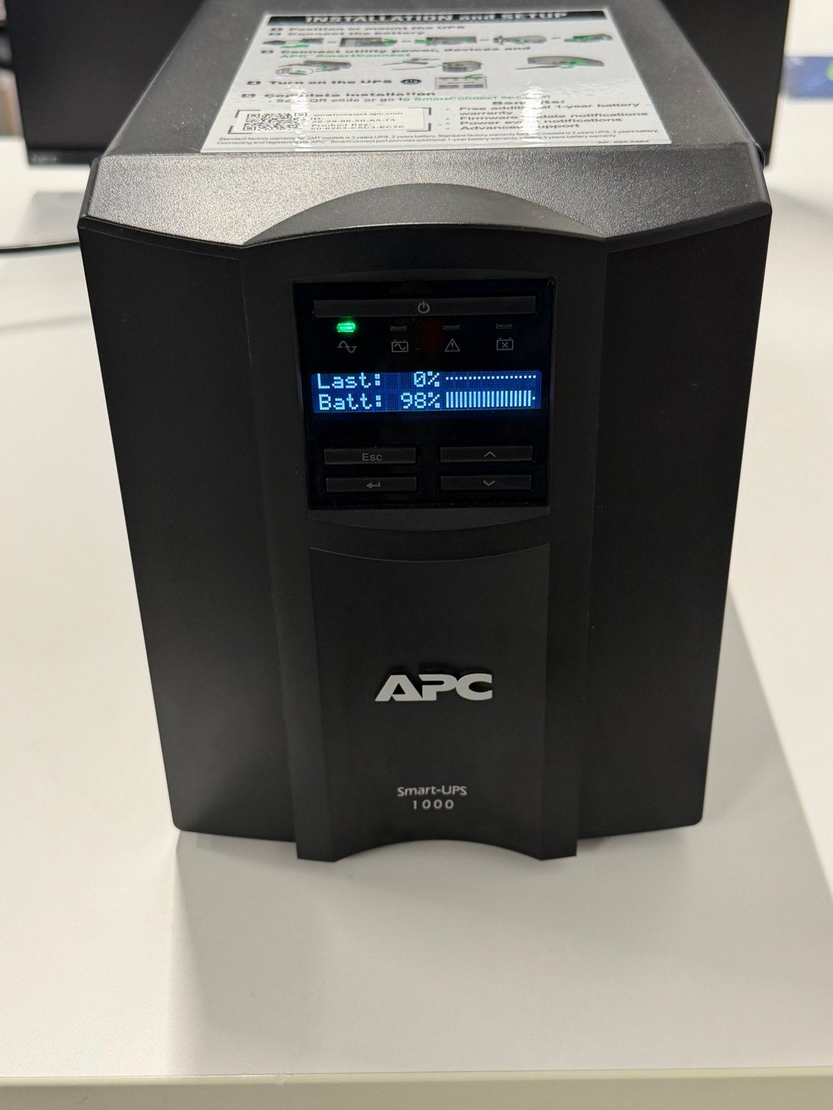 APC Smart-UPS 1000 UPS - Ononderbroken Stroomvoorziening, Computers en Software, Ophalen of Verzenden, Zo goed als nieuw