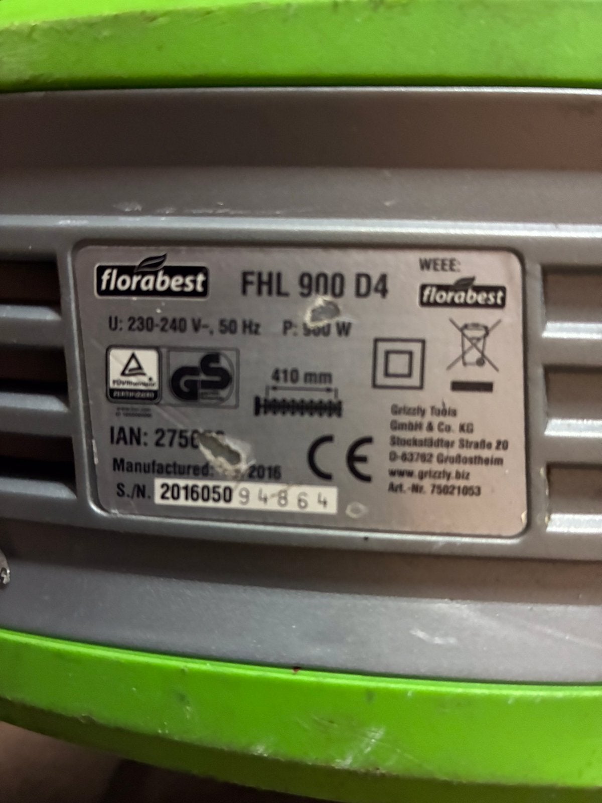 Heggeschaar 45 cm  florabest, Ophalen, Zo goed als nieuw, Elektrisch